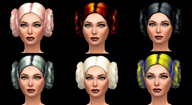 Sims 4 Macaroons Hair recolors by Simalicious at Mod The Sims