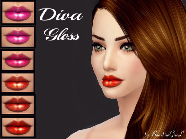 Sims 4 Diva Gloss by Baarbiie GiirL at TSR