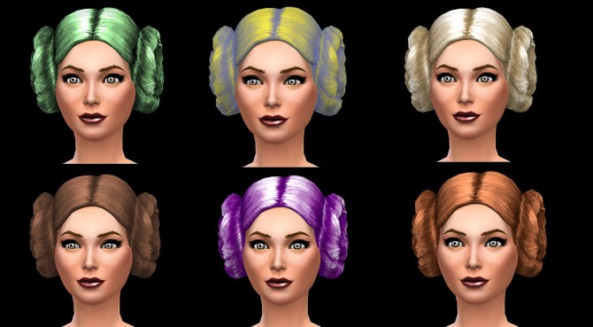 Sims 4 Macaroons Hair recolors by Simalicious at Mod The Sims