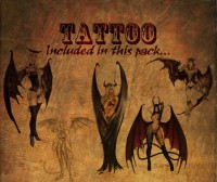 KF Tattoo Pack #24 – Devils by KisaFayd at Mod The Sims