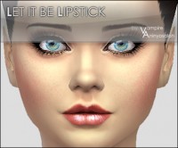 Let It Be Lipstick by Vampire_aninyosaloh at Mod The Sims