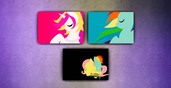 Sims 4 My Little Pony & Girly Artwork at Ohmyglobsims