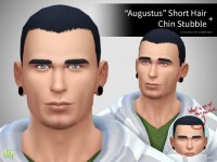 Augustus Hair + Chin Stubble at LumiaLover Sims