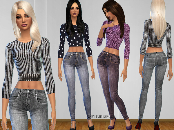 Sims 4 Trendy Outfit by Puresim at TSR