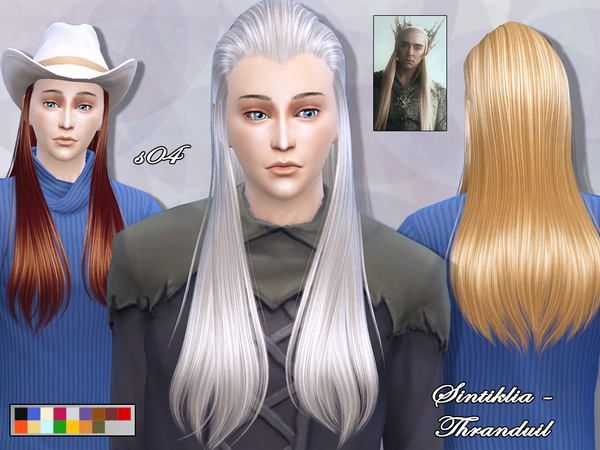 Sims 4 Hair s04 Thranduil by Sintiklia at TSR
