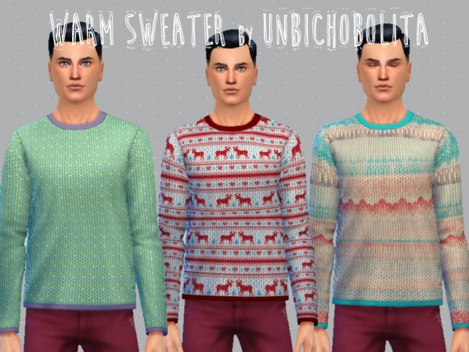 Sims 4 Warm sweaters at Un bichobolita