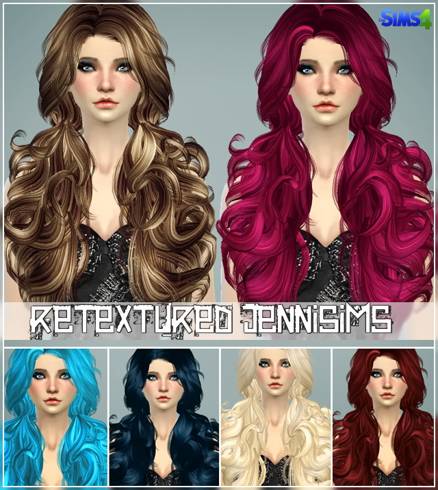 Sims 4 Elasims Hairs Converted Retexture at Jenni Sims