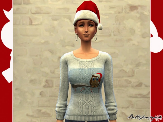Sims 4 OWL CHRISTMAS collection at Sims Artists