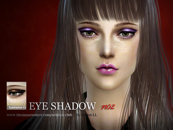Sims 4 Eyeshadow 02 by S Club LL at TSR