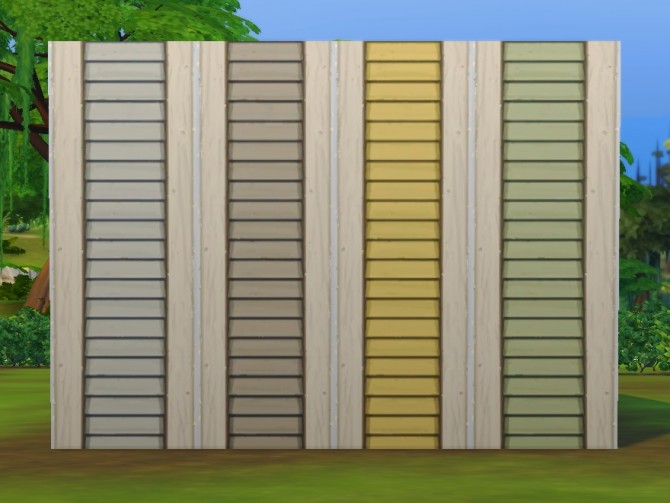 Sims 4 Simple Siding Add On: Extra Colours/Overrides by plasticbox at Mod The Sims