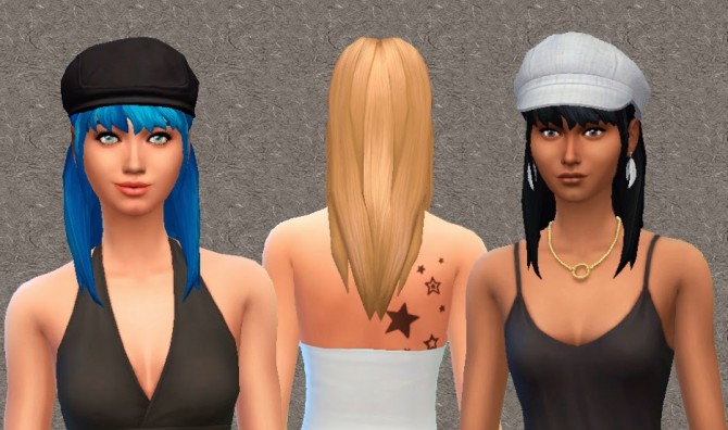 Sims 4 Modesty Hair at My Stuff