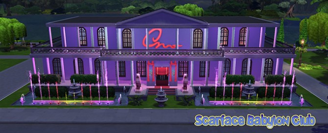 Sims 4 Scarface Babylon Club by Sim4fun at Sims Fans
