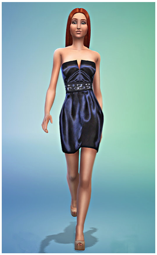 Sims 4 Dress 05 at Sim o Matic