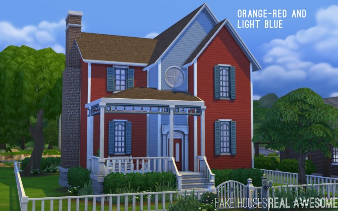 Sims 4 17 Siding Colors with Automatic Corner Edging by FakeHouses|RealAwesome at Mod The Sims