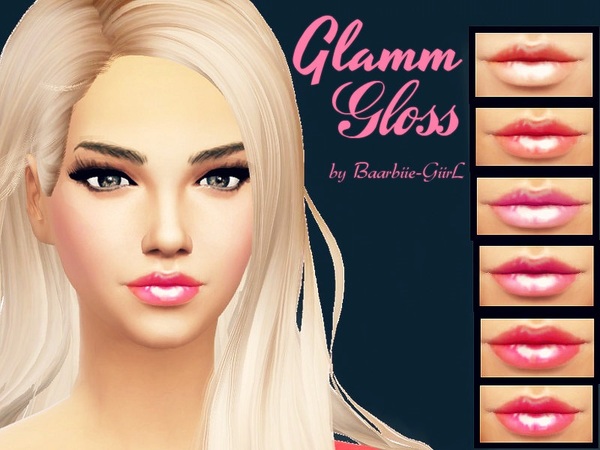 Sims 4 Glamm Gloss by Baarbiie GiirL at TSR