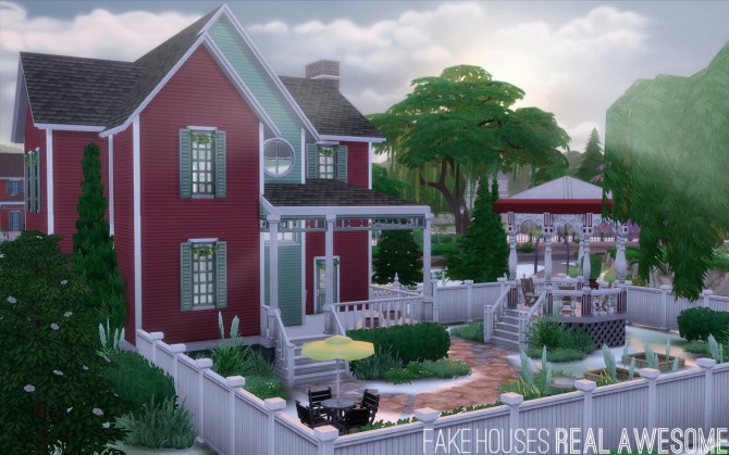 Sims 4 Hollyside house at Fake Houses Real Awesome