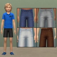 Denim Shorts for Boys by NightlyEMP at Mod The Sims