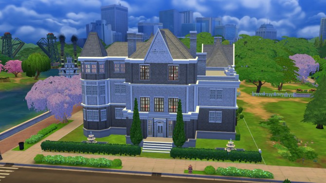 Sims 4 Duke Hall house by bhj867 at Mod The Sims