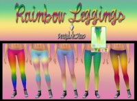 Rainbow Leggings at Brutal de Sims4