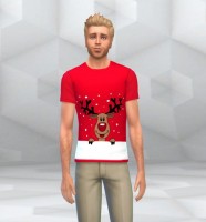 5 Christmas T-Shirts by Dellan at Mod The Sims