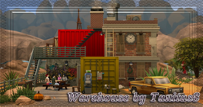 Sims 4 Warehouse by Tanitas8 at Ladesire