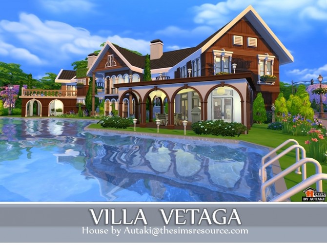 Sims 4 Villa Vetaga by Autaki at TSR