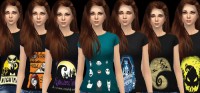 A Nightmare Before Simsmas, tees at Aurimon