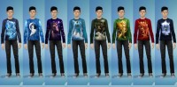 8 Fantasy T-shirts for Males by xegtx at Mod The Sims