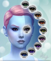 Not of This World 10 Custom Alien Eyes by Shady at Mod The Sims