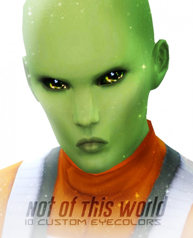 Sims 4 Not of This World 10 Custom Alien Eyes by Shady at Mod The Sims
