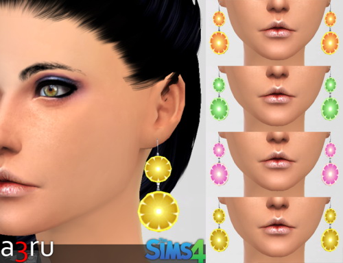 Sims 4 Fruity Earrings at A3RU
