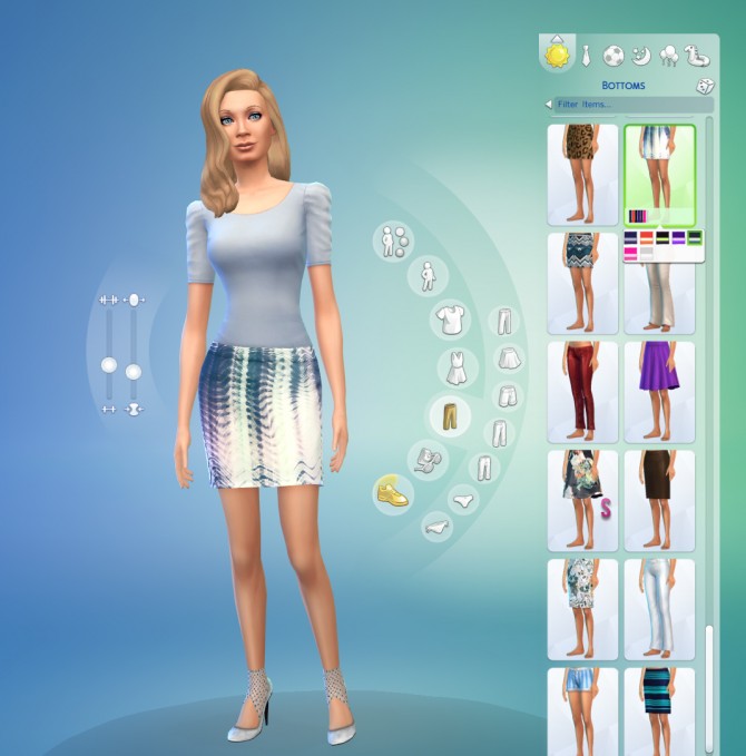 Sims 4 Tessa EAs Mini Skirt Recolor by Kubrick at Mod The Sims