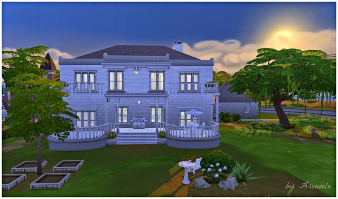 Sims 4 White house at Aronoele Sims4