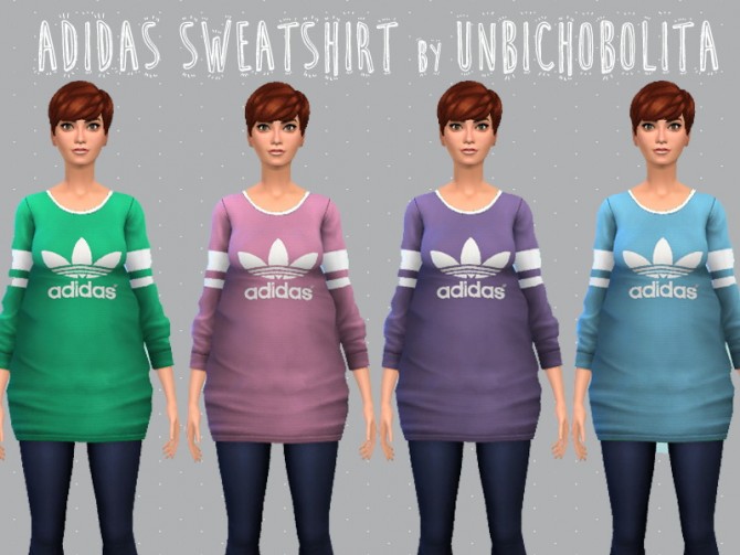 Sims 4 10 Sport sweetshirts at Un bichobolita
