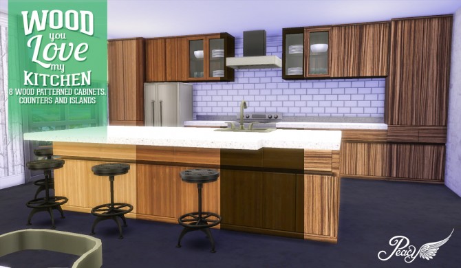 Sims 4 Wood You Love My Kitchen at Simsational Designs