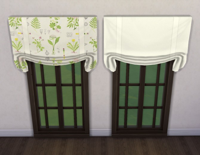 Sims 4 Curtains 2x9 texture overrides at Saudade Sims