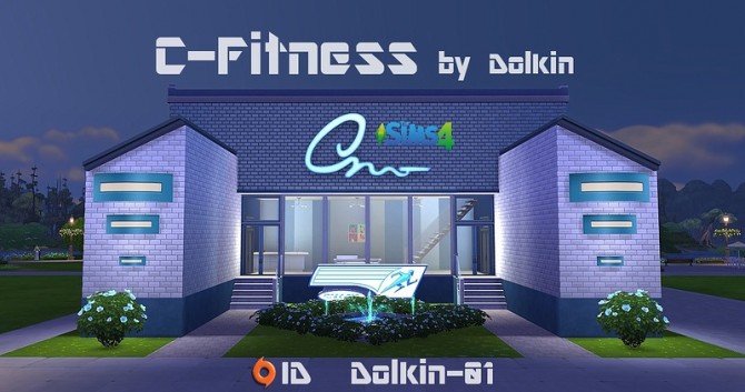 Sims 4 С Fitness lot by Dolkin at ihelensims