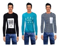 Casual sweater collection male by simsoertchen at TSR