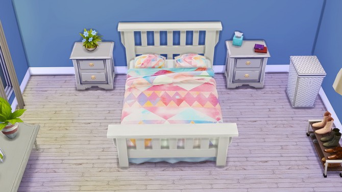 Sims 4 Mission Bed Urban Outfitters Recolors at Seventhecho