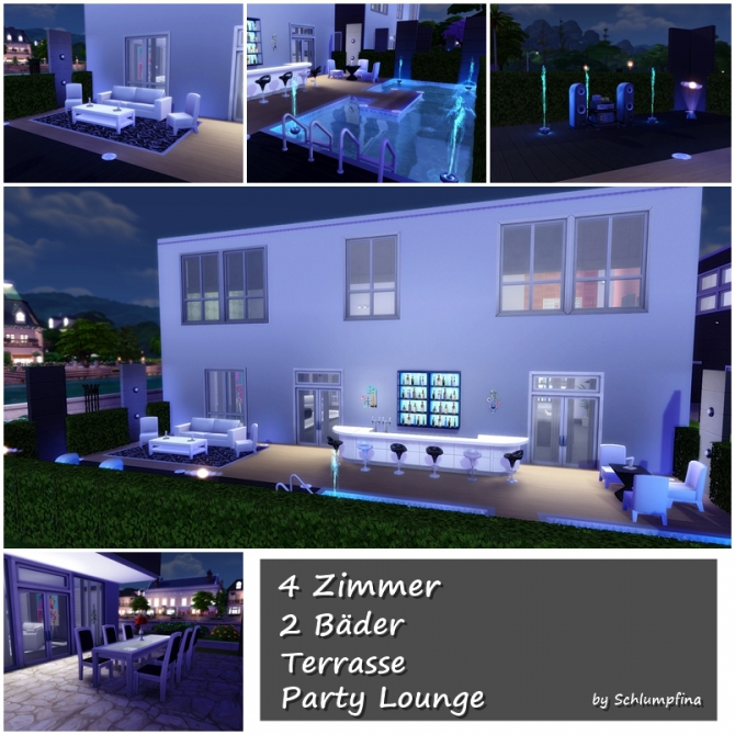 Sims 4 Modern Loft by schlumpfina at My Fabulous Sims