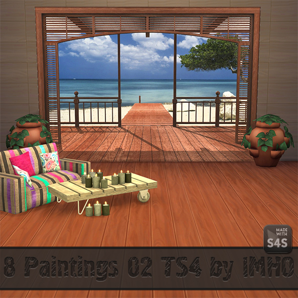Sims 4 8 Paintings 02 at IMHO Sims 4