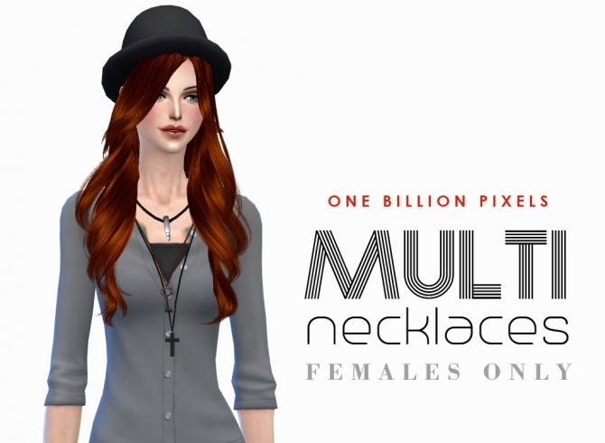 Sims 4 Multi Necklaces 1 for females at One Billion Pixels