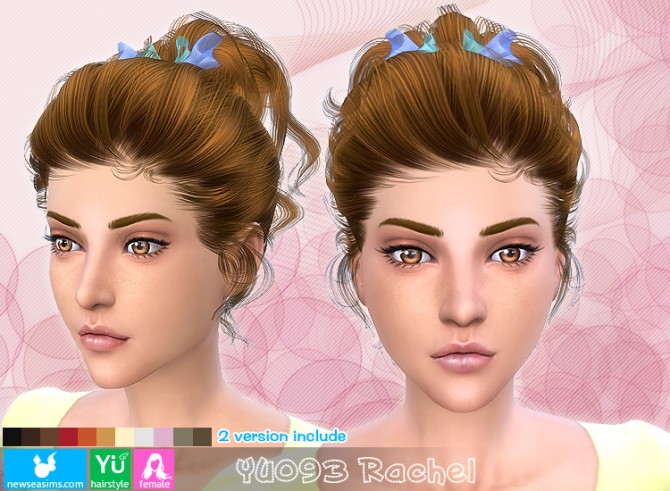 Sims 4 YU093 Rachel hair (Pay) at Newsea Sims 4