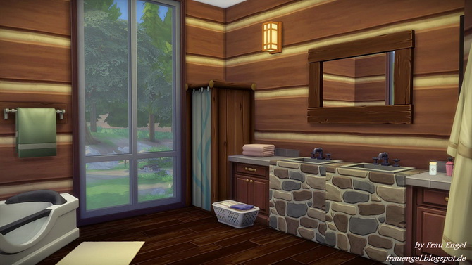 Sims 4 Forest shelter by Julia Engel at Frau Engel