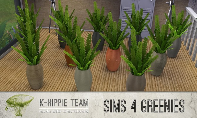 Sims 4 The Plum Fern Plant Pots recolors at K hippie