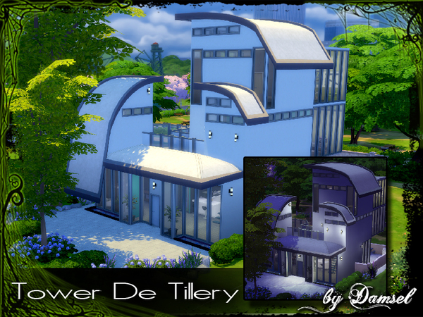 Sims 4 Tower De Tillery by Damsel at TSR