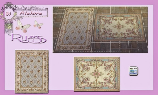 Sims 4 Paintings and rugs at Alelore Sims Blog