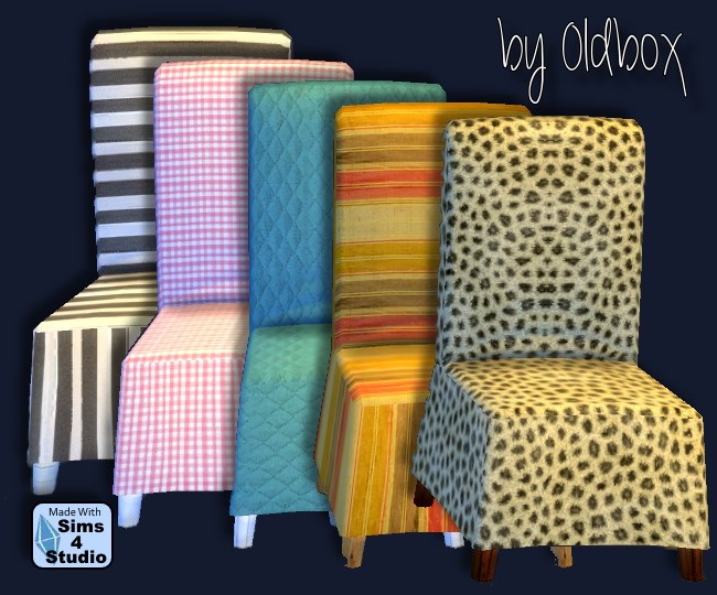 Sims 4 Chair covers by Oldbox at All 4 Sims