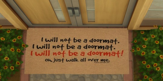 Sims 4 Funny Doormats at Amberlyn Designs