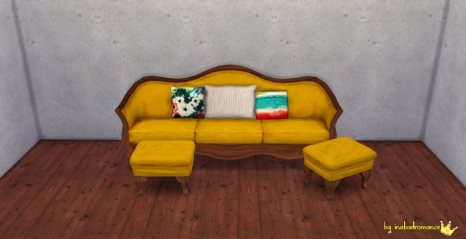 Sims 4 Comfultimate Sofa & Kaelan Ottoman at In a bad Romance